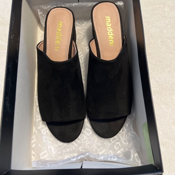 Madden Girl Lorna black mule shoe - Picture 4 of 8